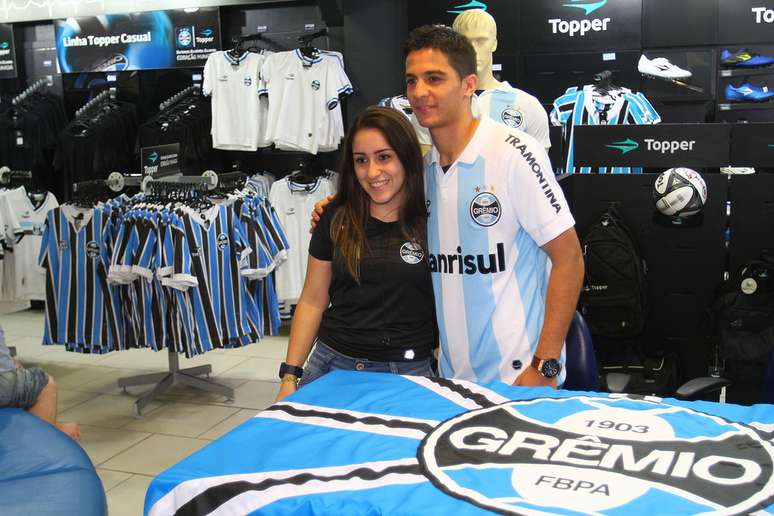 Bertoglio &eacute; um jogador bastante querido pela torcida gremista