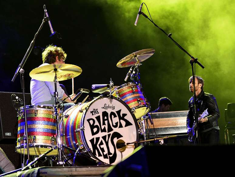 <p>Banda Black Keys durante show na edição de 2013 do Lollapalooza</p>