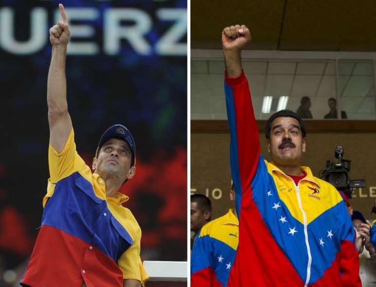 Henrique Capriles e Nicolás Maduro se enfrentam nas urnas no dia 14 de abril