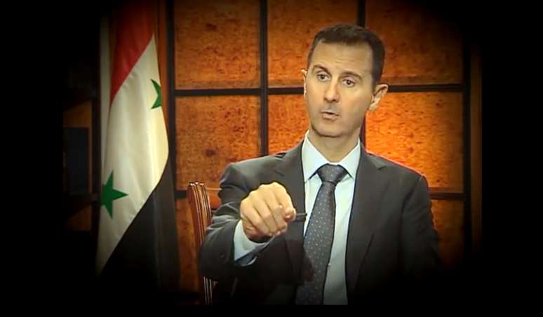 O presidente sírio concede entrevista a uma emissora de TV turca