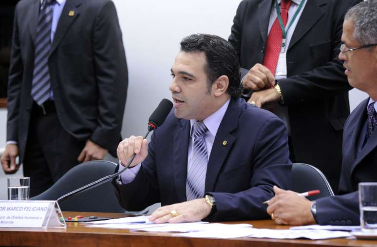 <p>Deputado Marco Feliciano é alvo de protestos desde que assumiu a presidência da Comissão de Direitos Humanos da Câmara</p>