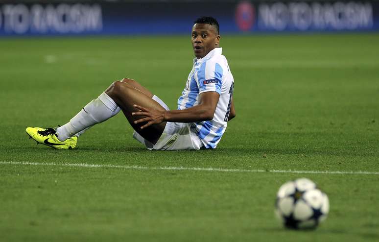 <p>J&uacute;lio Baptista joga&nbsp;pelo M&aacute;laga nesta temporada europeia</p>