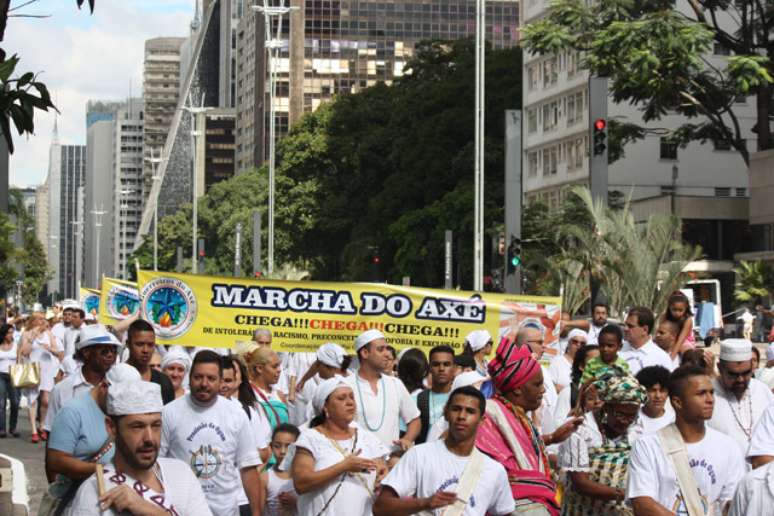 Grupo percorreu a avenida Paulista na tarde deste sábado