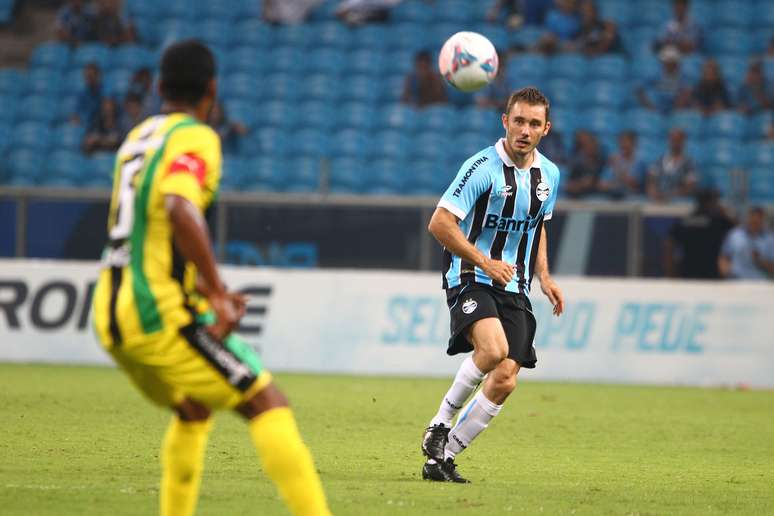 <p>Fábio Aurélio será desfalque no Grêmio</p>