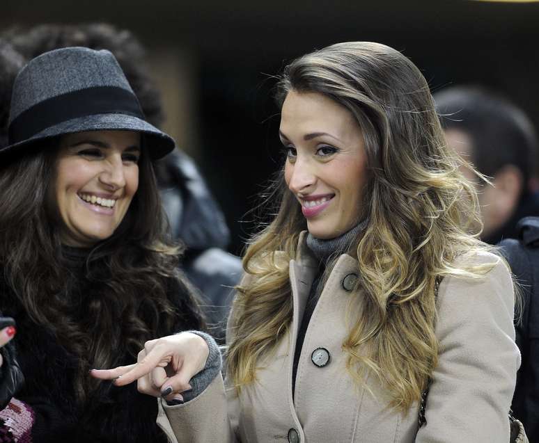 Gloria Patrizi tem sido fotografada em jogos do Milan neste ano