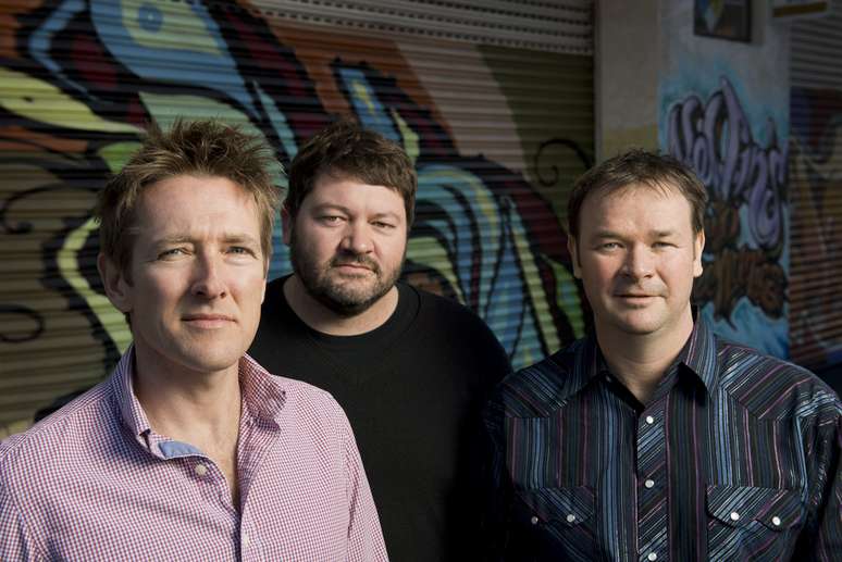 Cofundadores Stephen Phillips, Michael Doherty e Richard Slatter