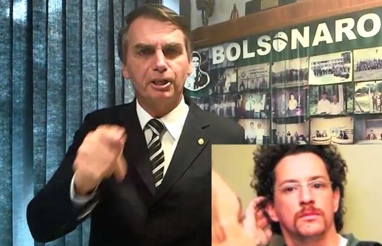 Em vídeo, Bolsonaro criticou professor e defendeu o presidente da Comissão e Direitos Humanos da Câmara dos Deputados, Pastor Marco Feliciano (PSC-SP)