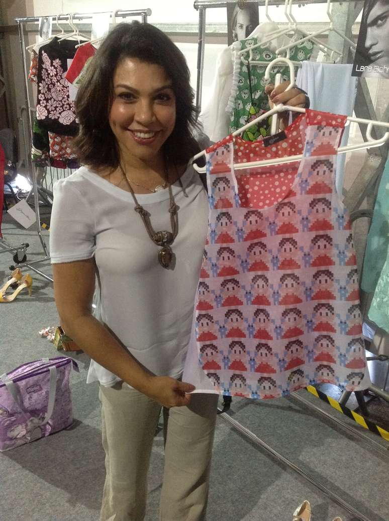 <p>Filha de&nbsp;Mauricio de Sousa, M&ocirc;nica, que inspirou a personagem dos quadrinhos</p>