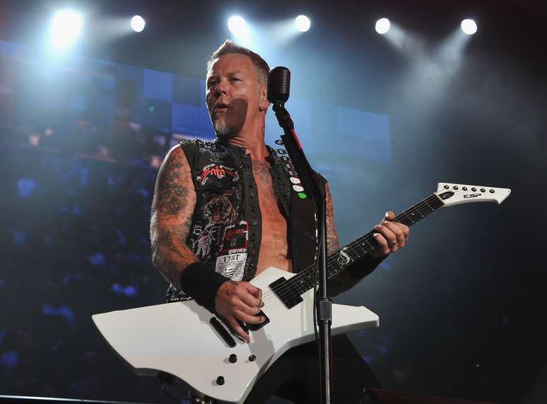 James Hetfield, um dos autores de ...And Justice for All, que fãs querem como hino do Brasil