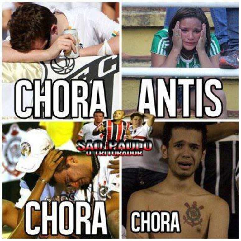 Teve provocação: torcedores de Corinthians e São Paulo fazem memes