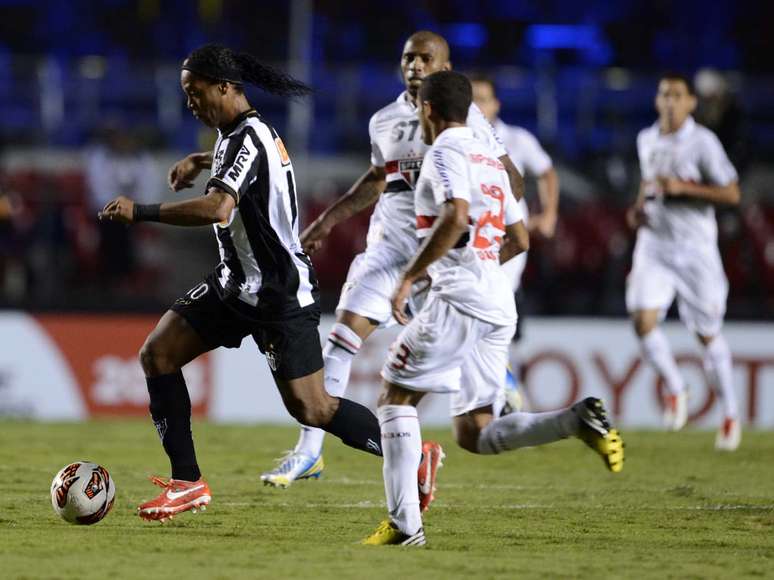 <p>Ronaldinho disse que s&oacute; iria brincar no jogo contra S&atilde;o Paulo</p>