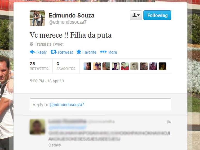 Edmundo publicou desabafo no Twitter e apagou a mensagem instantes depois