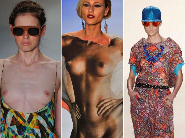 <p>Decotes profundos, blusas transparentes e peças gigantes: as grifes desfilaram vários looks diferentes no Fashion Rio. Entre sensuais e estranhos, veja a seguir roupas ousadas apresentadas no evento</p>