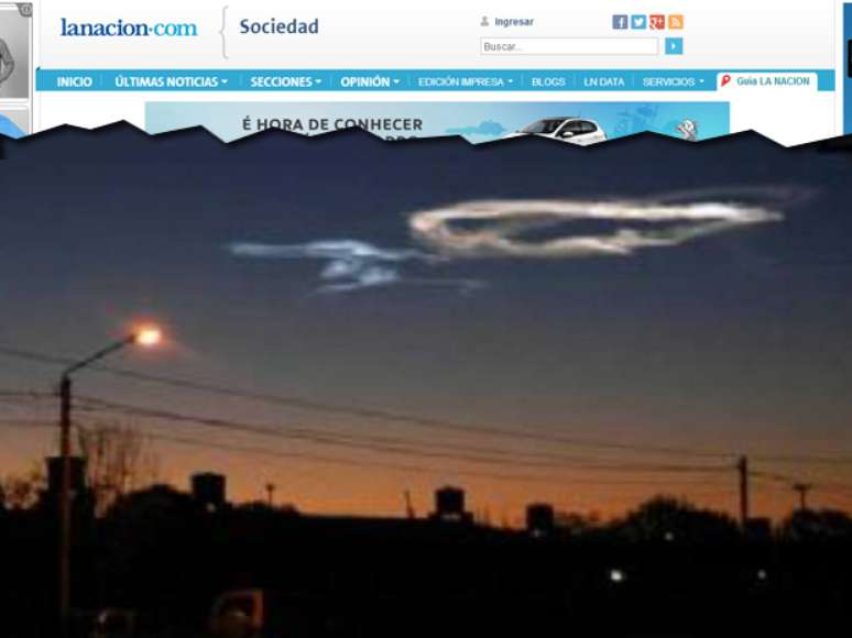 <p>Meteorito foi visto &agrave;s 3h30 da madrugada deste domingo em cidades argentinas</p>