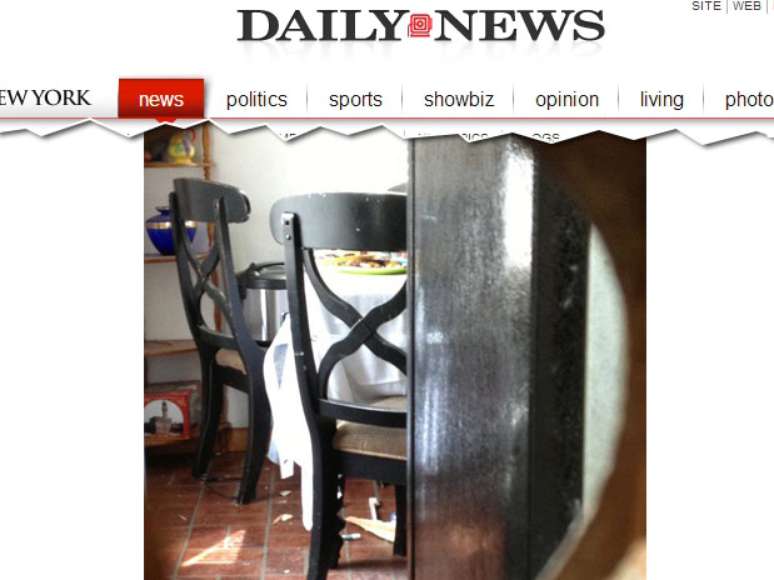 Imagem do 'Daily News' mostra peça do apartamento dos suspeitos do atentado da Maratona de Boston