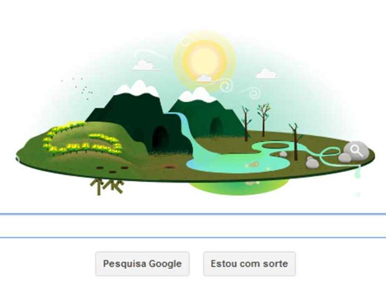 Dia da Terra 2013 ganhou homenagem do Google