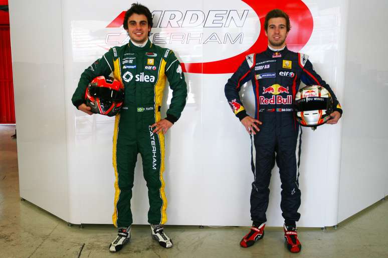 <p>Com o apoio da Caterham, Pietro Fantin divide a equipe Arden com a aposta portuguesa da Red Bull, António Félix da Costa</p>