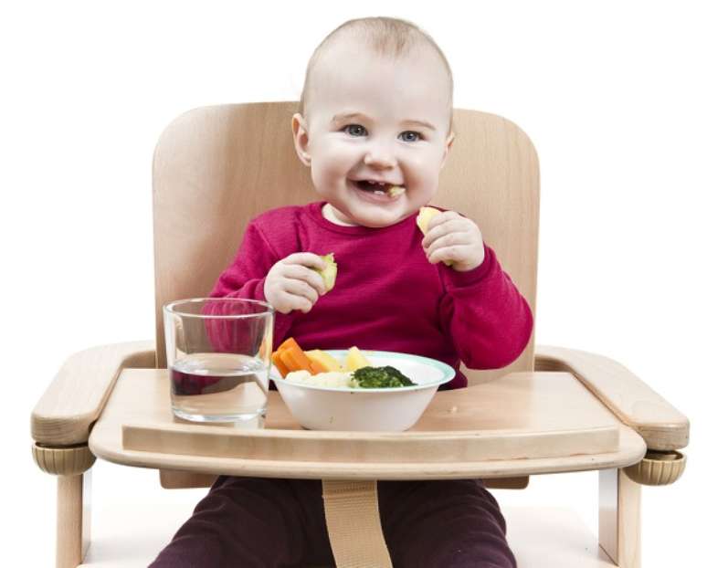 Quando o bebê tiver dentinhos, pode comer o mesmo que o resto da família