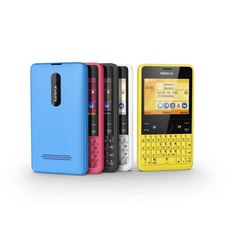 Nokia Asha 210 tem tela de 2,4 polegadas e câmera de 2 megapixels