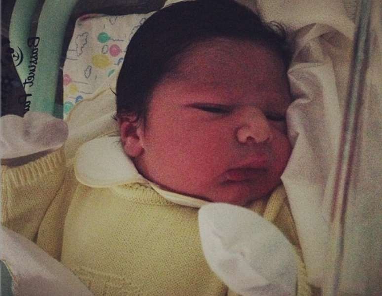 <p>Marcus Buaiz, marido da cantora postou no Instagram uma foto do filho de sua irmã, Eduarda</p>