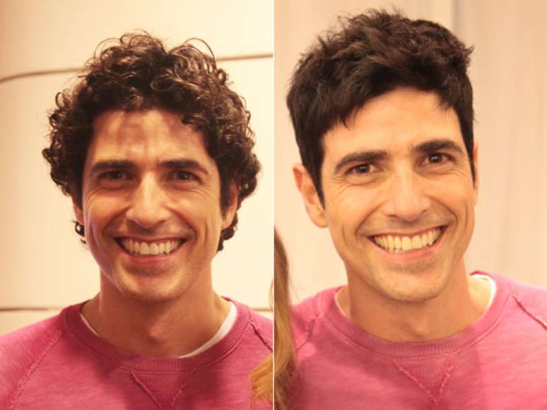 O ator sempre teve cabelos lisos, mas após tratamento contra doença ganhou cachinhos