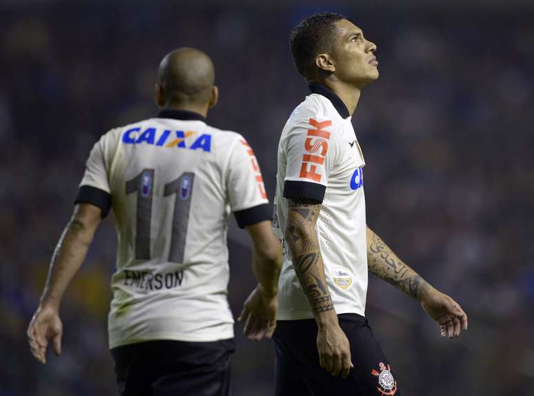 <p>Guerrero e Emerson são as esperanças de gol do Corinthians</p>