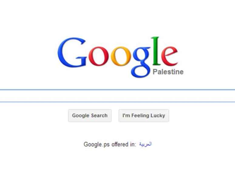 Google passou a adotar "Palestina" no lugar de territórios palestinos"