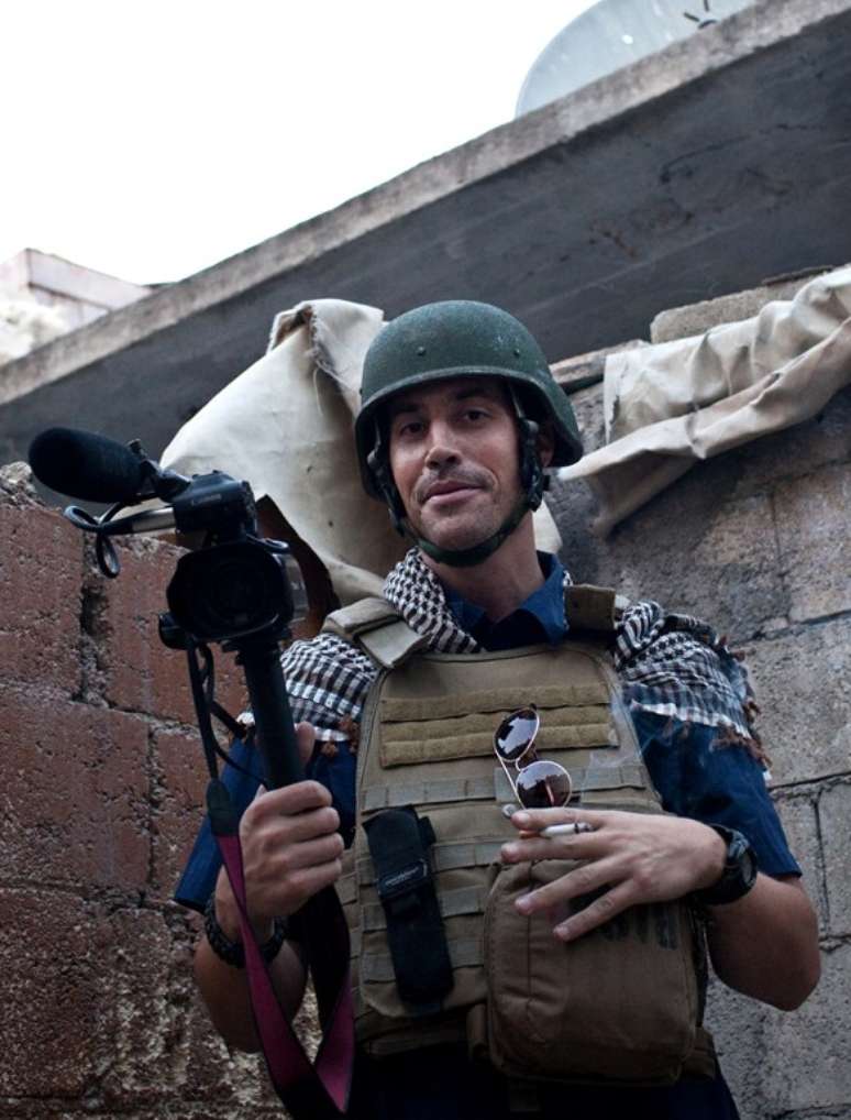 James Foley em foto de novembro de 2012, em Aleppo