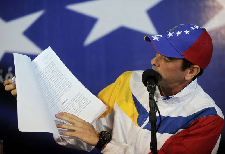 <p>Opositor Henrique Capriles não reconheceu o resultado das eleições</p>