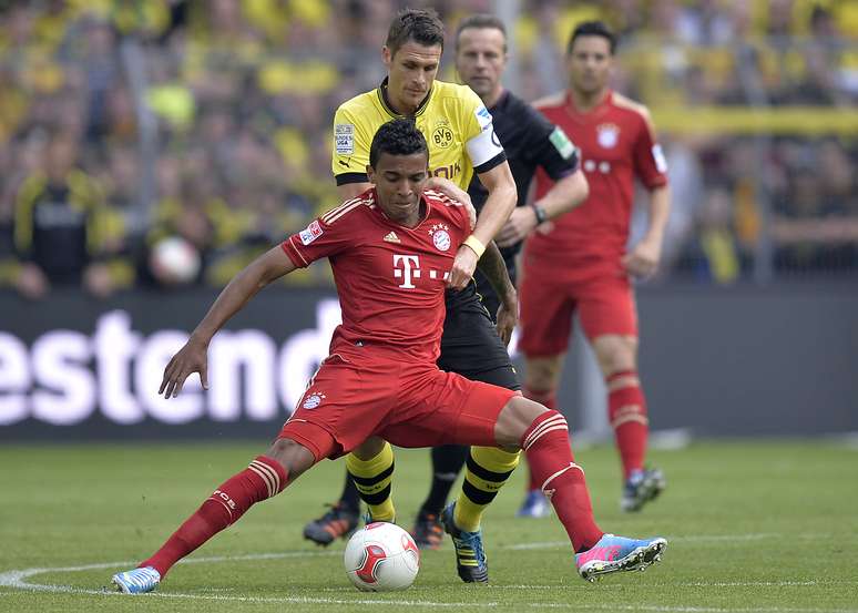 <p>Luiz Gustavo é reserva no Bayern de Munique, mas vai jogar a Copa das Confederações</p>