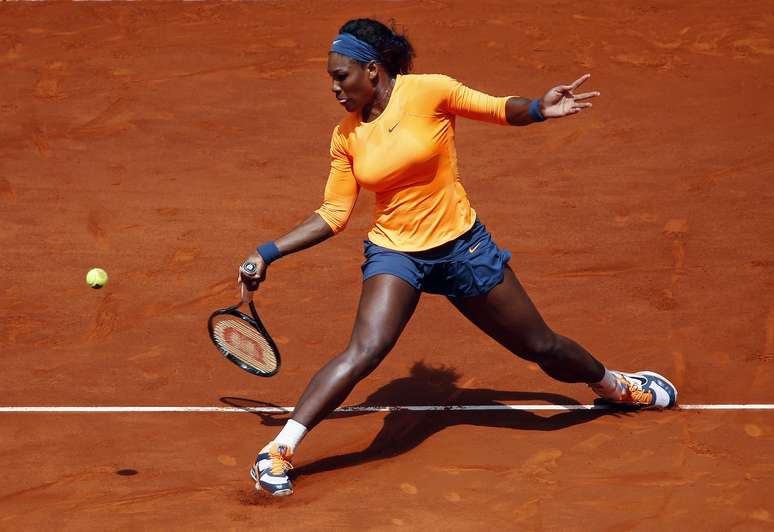 <p>Serena passou por estreia no saibro da capital espanhola</p>