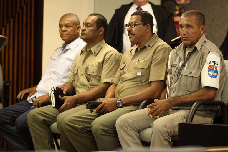 Os réus José Geraldo da Silva, Reinaldo Correia de Lima Filho, Adeildo Costa dos Santos e Josemar Faustino dos Santos