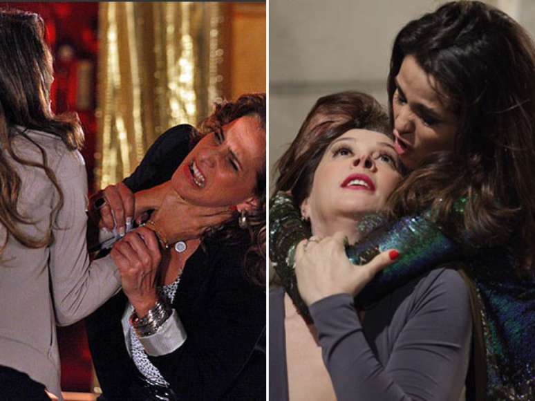 'Salve Jorge' chega ao fim na pr&oacute;xima semana e se tem algo pela qual ela ficou marcada, al&eacute;m dos desencontros amorosos, foi pela quantidade de brigas. Motivadas por raiva, vingan&ccedil;a e at&eacute; mesmo amores n&atilde;o correspondidos, elas agitaram a novela. Navegue pela galeria e relembre!