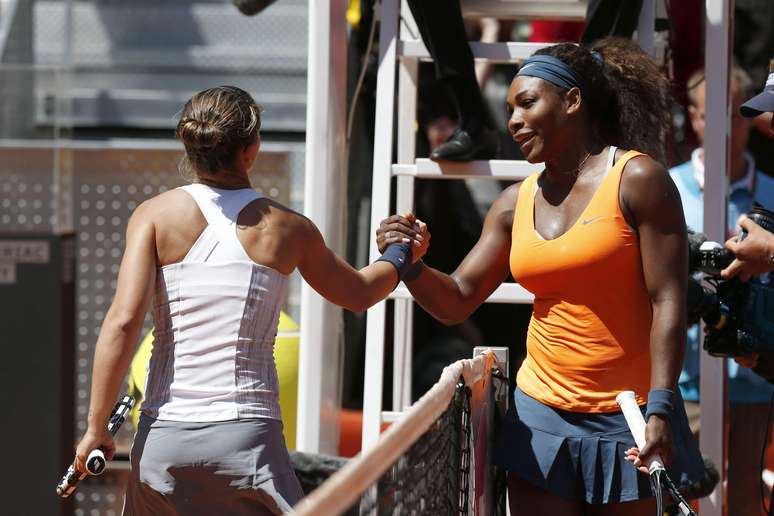 <p>Serena superou Errani em sets diretos neste sábado</p>