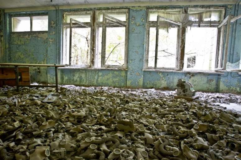 A zona de exclusão em Chernobyl, na Ucrânia, foi aberta para visitação em 2011