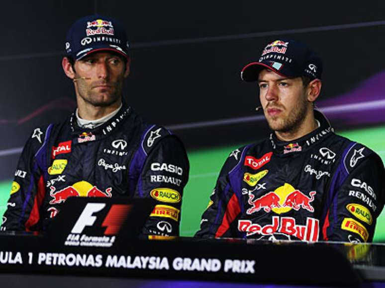 <p>Experiente, Webber vive a sombra de correr ao lado do tricampe&atilde;o Sebastian Vettel</p>