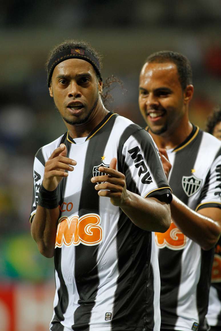 <p>Ronaldinho &eacute; atra&ccedil;&atilde;o no M&eacute;xico</p>