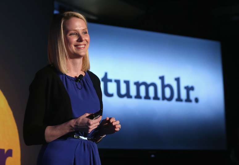 <p>Marissa Mayer assumiu o Yahoo! h&aacute; 1 ano</p>