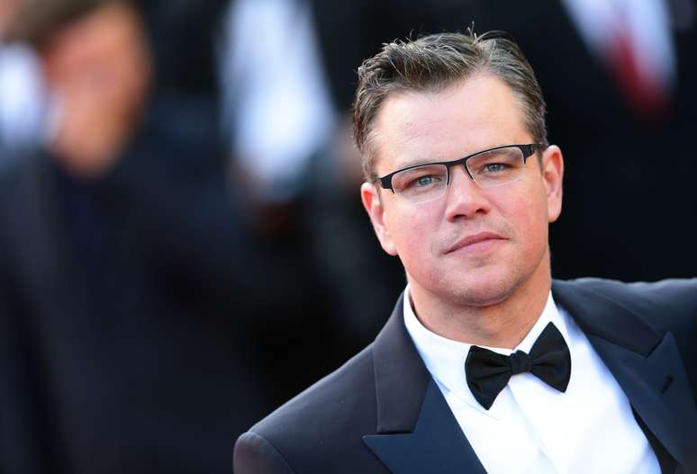 <p>Na foto, Matt Damon divulga 'Behind the Candelabra'</p>