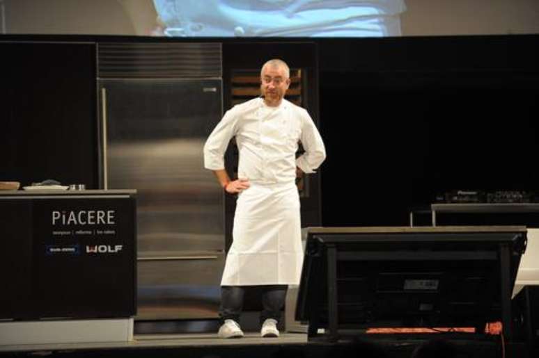 <p>Alex Atala foi uma das presenças mais esperadas no Mesamérica 2013, realizado no México </p>