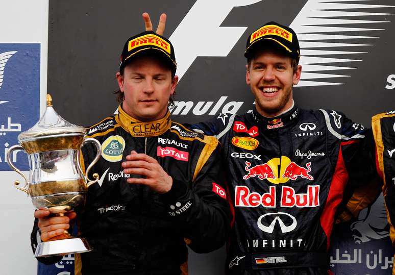 <p>Vettel &eacute; um dos melhores amigos de Raikkonen na F1</p>