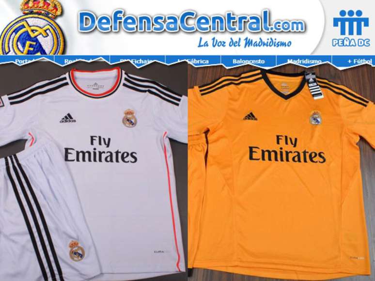 Site mostra como serão camisas do Real Madrid