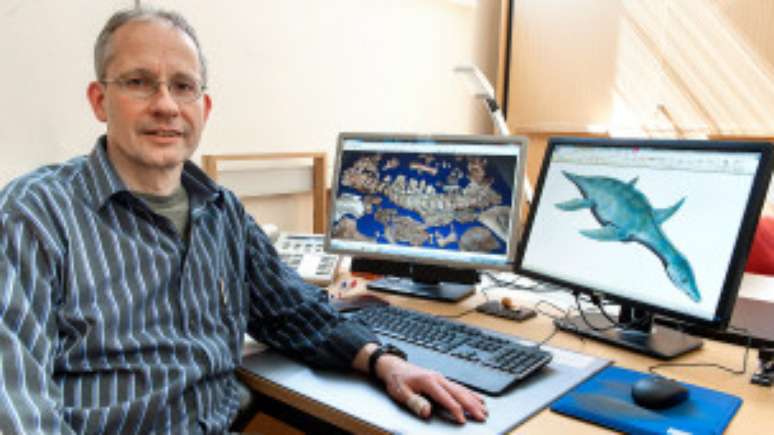 Paleontólogo Oliver Hampe diz que achado ajuda a descobrir mais sobre o período Cretáceo