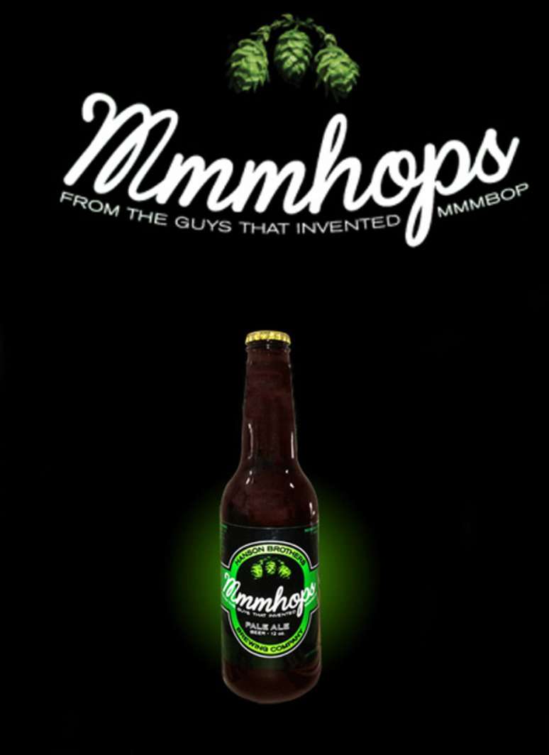 MmmHops é o nome da cerveja dos Hanson