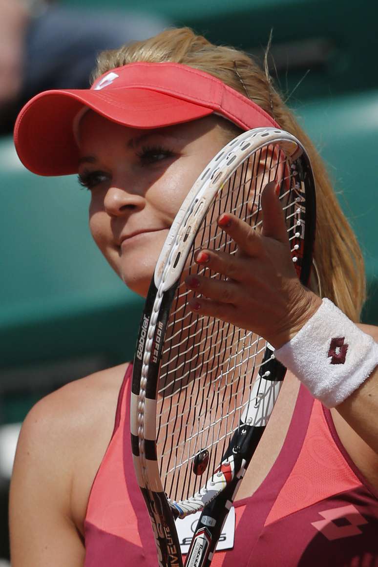 <p>Radwanska aplicou um duplo 6/1</p>