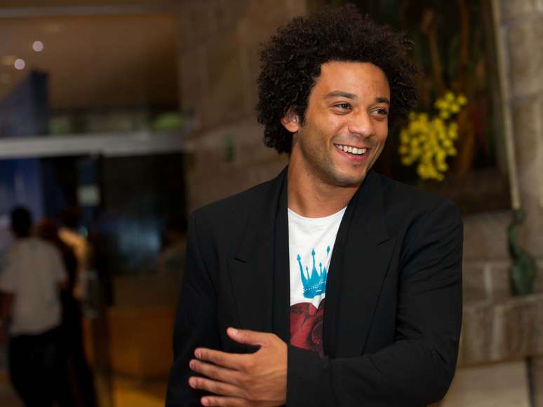 <p>Marcelo disse que se alegrou por conta de Neymar</p>