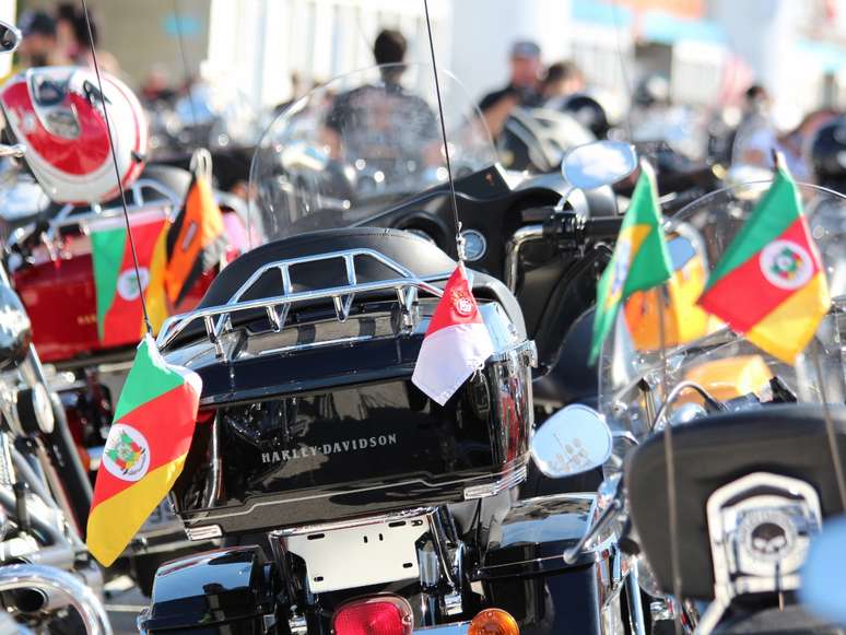 <p>Harley-Davidson comemorou 110 anos com desfile na capital paulista em junho</p>