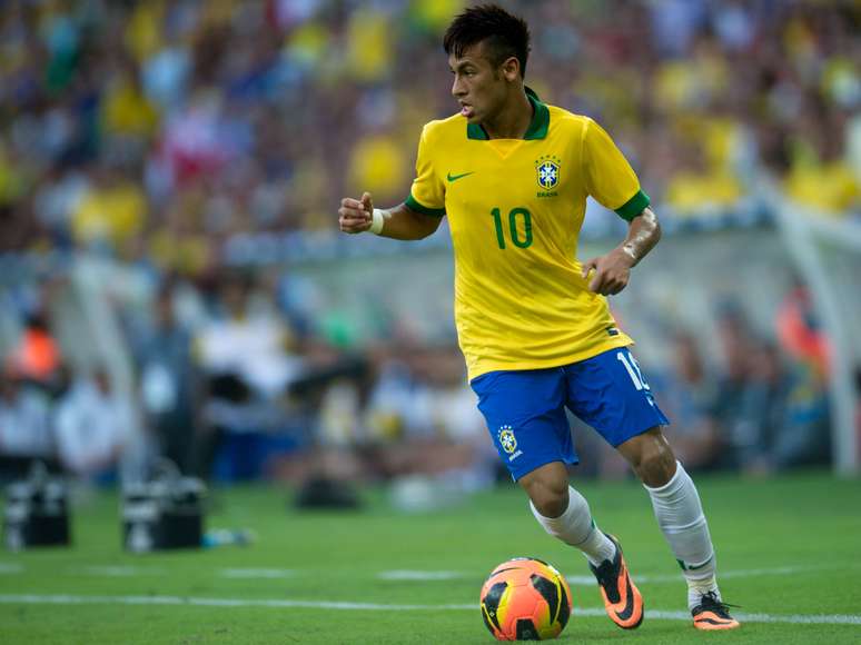 <p>Neymar disse que Brasil fez seu melhor jogo sob o comando de Felipão</p>