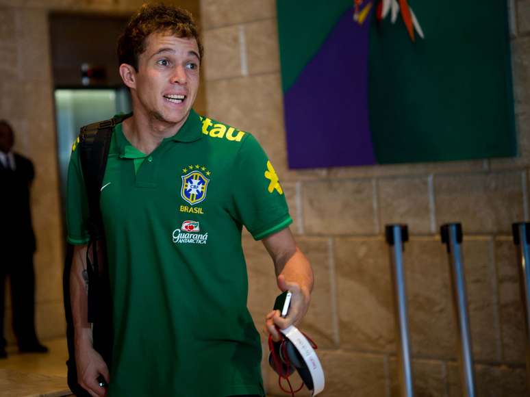 <p>Bernard é o mais jovem da Seleção Brasileira na Copa das Confederações</p>