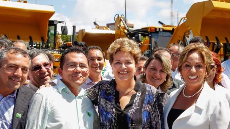 <p>Dilma participou de entrega de máquinas agrícolas no Rio Grande do Norte</p>